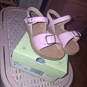 Sarah Jayne Pink Kids Sandals